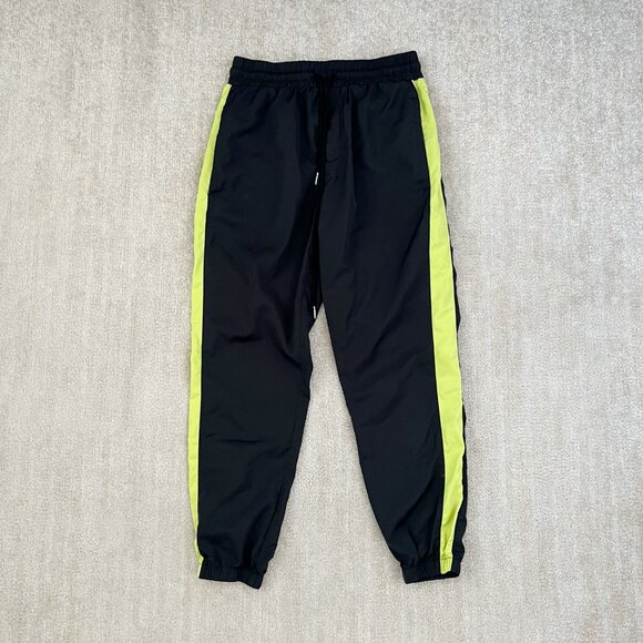 Forever 21 Men Pull On Black Joggers Pants S - Picture 1 of 9